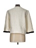 VOY 100% Polyester Tweed Ivory Blazer Size L - photo 2