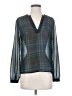 A New Day 100% Polyester Green 3/4 Sleeve Blouse Size XS - photo 1