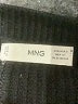 MNG Checkered-gingham Black Turtleneck Sweater Size S - photo 7