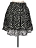 Reistor Floral Black Casual Skirt Size L - photo 1
