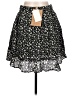 Reistor Floral Black Casual Skirt Size L - photo 2