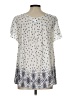 Torrid Ivory Short Sleeve Blouse Size Lg Plus (0) - photo 2