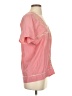 Mi ami Pink Short Sleeve Blouse Size S - photo 4