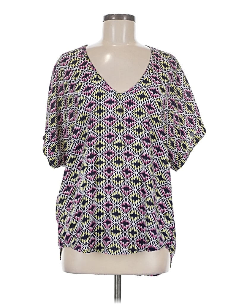 Pre-owned Miami Short Sleeve T-shirt In Purple