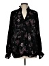 Torrid 100% Polyester Black Long Sleeve Blouse Size Lg Plus (0) - photo 1