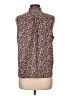 J.Crew 365 100% Polyester Animal Print Brown Sleeveless Blouse Size L - photo 2