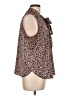 J.Crew 365 100% Polyester Animal Print Brown Sleeveless Blouse Size L - photo 4