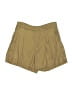Maeve Solid Tan Khaki Shorts Size 6 - photo 1