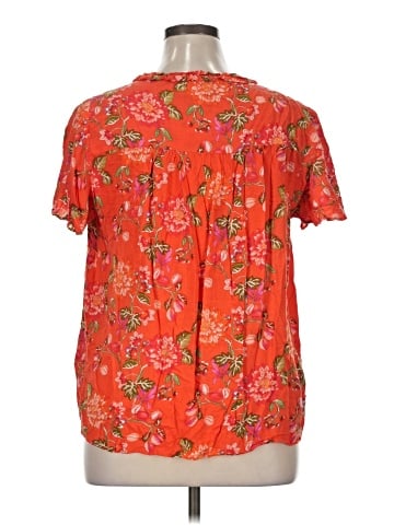 Rose + Olive Short Sleeve Blouse (view 2)