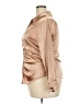 Zenobia Metallic Tan Long Sleeve Blouse Size 2X - photo 5