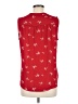 Vince Camuto Red Sleeveless Blouse Size M - photo 2