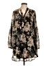 Chaos 100% Polyester Black Casual Dress Size L - photo 1