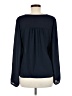 Charming Charlie 100% Polyester Blue Long Sleeve Blouse Size M - photo 2