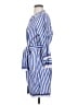 J.Crew Stripes Blue Purple Casual Dress Size 2 - photo 5