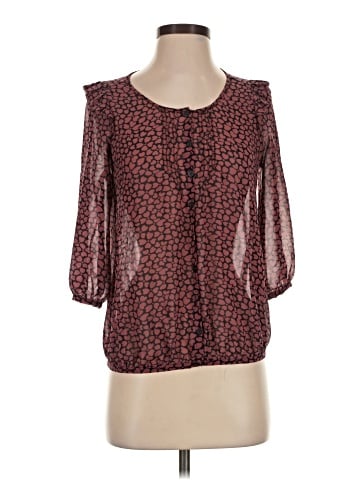 Pins and Needles 3/4 Sleeve Blouse (view 1)