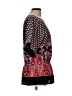 Rafaella 100% Polyester Black Short Sleeve Blouse Size L - photo 4