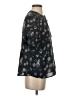 Treasure & Bond 100% Polyester Black 3/4 Sleeve Blouse Size XS - photo 4