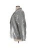 Maurices 100% Polyester Metallic Silver Blazer Size 1X - photo 5