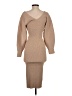 MNG Tan Cocktail Dress Size 2 - photo 2