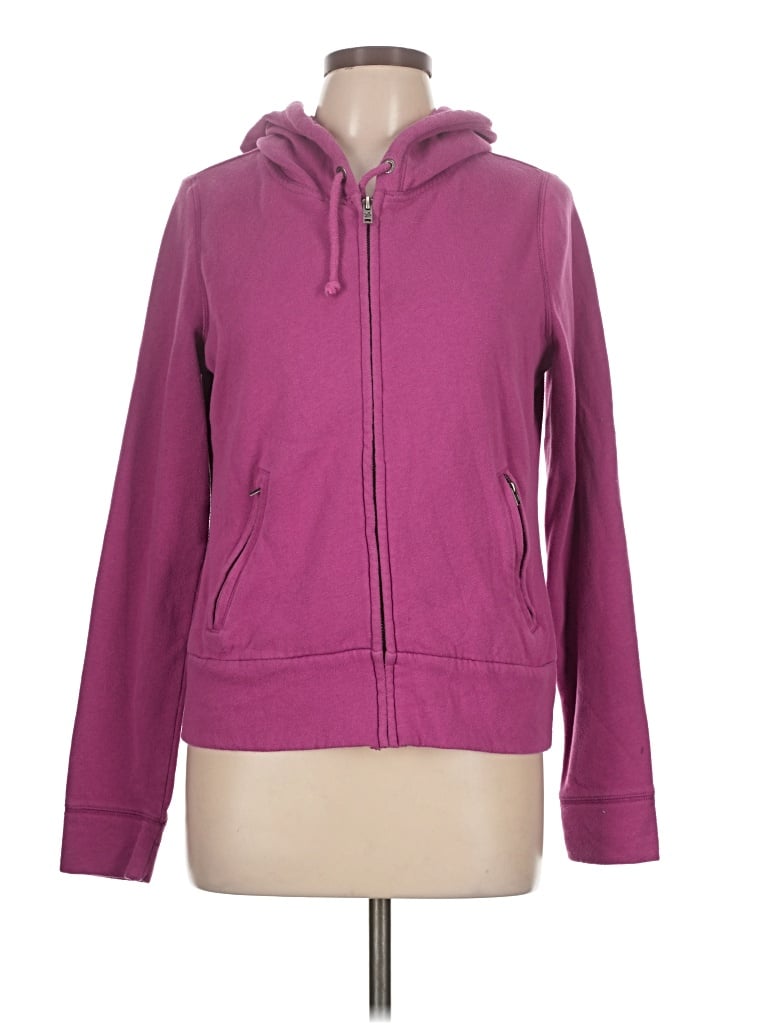 Pre-owned Aerie Zip Up Hoodie In Purple