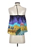 Olive Olivia Blue Sleeveless Blouse Size S - photo 2