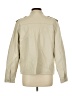 Max Studio 100% Polyurethane Solid Ivory Jacket Size L - photo 2