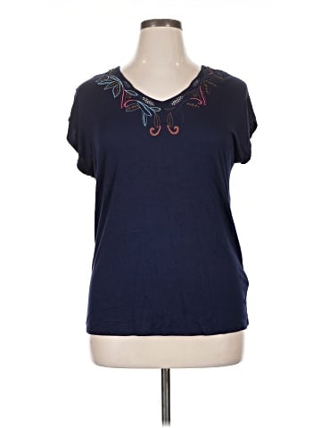 Cable & Gauge Short Sleeve Top (view 1)