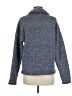 Columbia 100% Polyester Tweed Blue Turtleneck Sweater Size M - photo 2