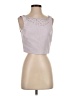 LoveShackFancy 100% Polyester Silver Purple Sleeveless Blouse Size 2 - photo 1