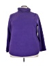 Talbots 100% Polyester Purple Turtleneck Sweater Size 3X - photo 1