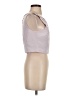 LoveShackFancy 100% Polyester Silver Purple Sleeveless Blouse Size 2 - photo 4