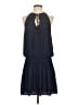 Ramy Brook 100% Polyester Solid Blue Casual Dress Size S - photo 1
