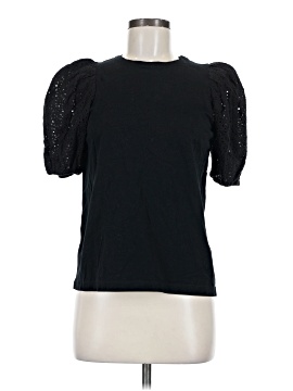 Something Navy Short Sleeve Top