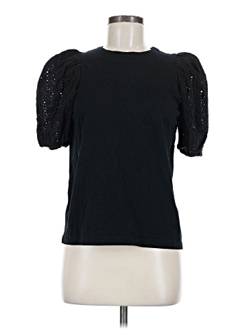 Something Navy Short Sleeve Top (view 1)