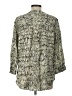 Assorted Brands Animal Print Green 3/4 Sleeve Blouse Size L - photo 2