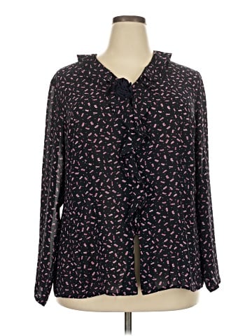 Elisabeth by Liz Claiborne Long Sleeve Blouse (view 1)