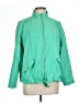 Zenergy by Chico's Solid Green Raincoat Size Lg (2) - photo 1