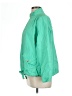 Zenergy by Chico's Solid Green Raincoat Size Lg (2) - photo 5