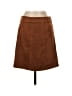 Mi ami Solid Brown Casual Skirt Size S - photo 1