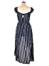 Papaya 100% Rayon Stripes Blue Romper Size L - photo 2