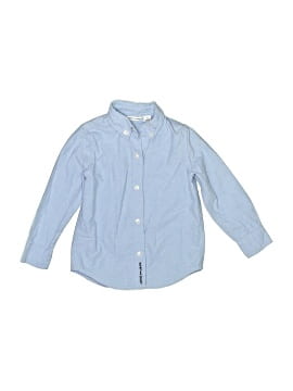 Janie And Jack Long Sleeve Button Down Shirt