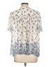 Max Studio 100% Polyester Ivory Short Sleeve Blouse Size XL - photo 2