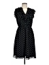 Worthington 100% Polyester Polka Dots Black Casual Dress Size 10 - photo 1