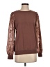 Maurices 100% Polyester Brown Long Sleeve Top Size XS - photo 1