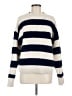 On 34th 100% Polyester Stripes Ivory Pullover Sweater Size M - photo 1