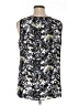Violet & Claire 100% Polyester Silver Sleeveless Blouse Size 1X - photo 2