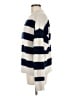 On 34th 100% Polyester Stripes Ivory Pullover Sweater Size M - photo 5