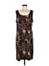 Alfani Animal Print Brown Cocktail Dress Size XL - photo 1