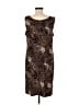 Alfani Animal Print Brown Cocktail Dress Size XL - photo 2