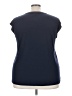 Anne Klein Blue Short Sleeve Blouse Size 3X - photo 2